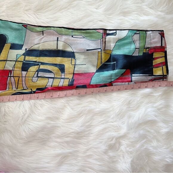 EUC ɢɪᴏʀɢɪᴏ ᴀʀᴍᴀɴɪ ᴍᴜʟʙᴇʀʀʏ ꜱɪʟᴋ ᴘᴏᴘ ᴀʀᴛ ᴄᴏʟᴏʀ ᴛʀᴏᴜꜱᴇʀꜱ - Picture 14 of 17